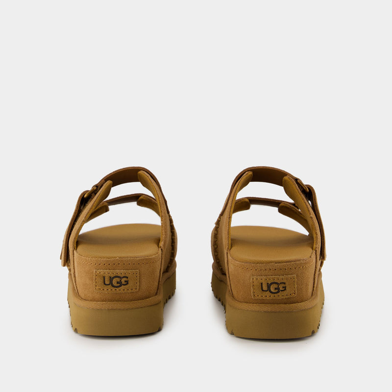 Mules W Goldenstar Hi - UGG - Cuir - Marron