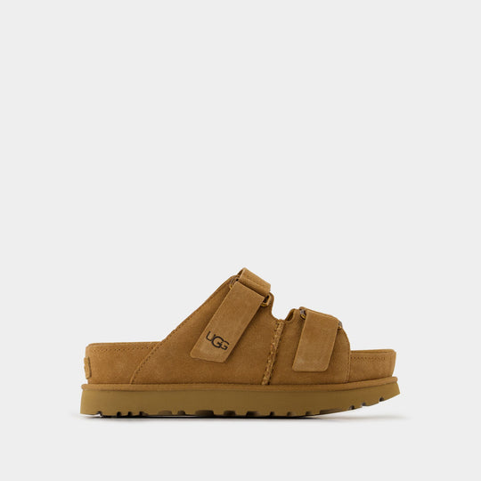 Mules W Goldenstar Hi - UGG - Cuir - Marron