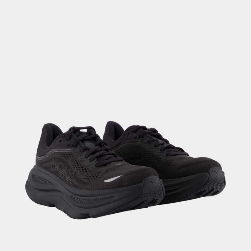 Sneakers W Bondi 9 - Hoka - Mesh - Noir