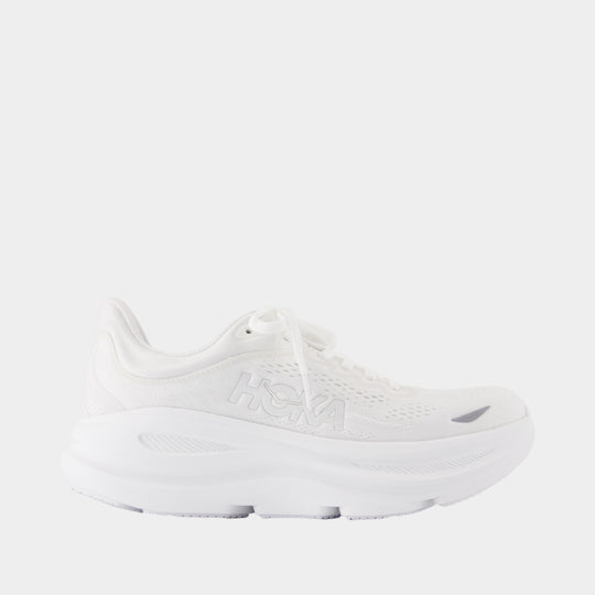 Sneakers W Bondi 9 - Hoka - Mesh - Blanc