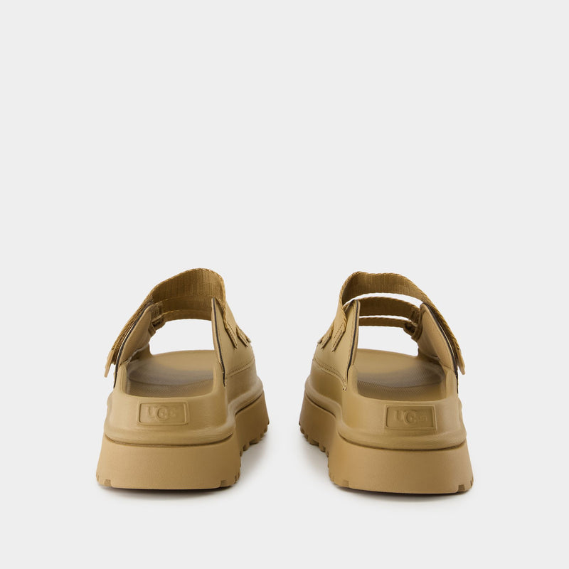 Mules W Goldenglow Slide - UGG - Synthétique - Marron