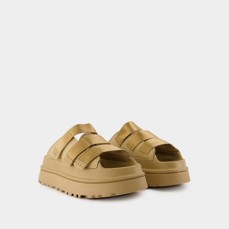 Mules W Goldenglow Slide - UGG - Synthétique - Marron
