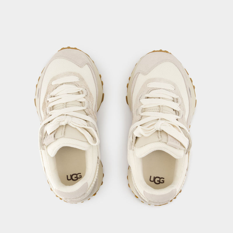 Sneakers W Retrofi Low - UGG - Cuir - Beige