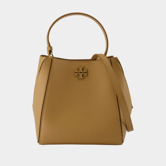 Sac À Main Mcgraw Small - Tory Burch - Cuir - Marron