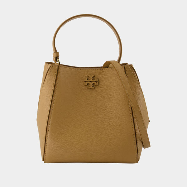 Sac À Main Mcgraw Small - Tory Burch - Cuir - Marron