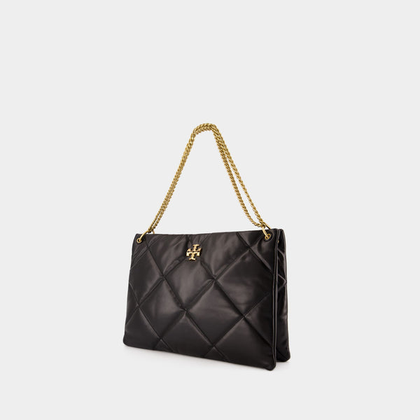 Cabas Kira Diamond - Tory Burch - Cuir - Noir