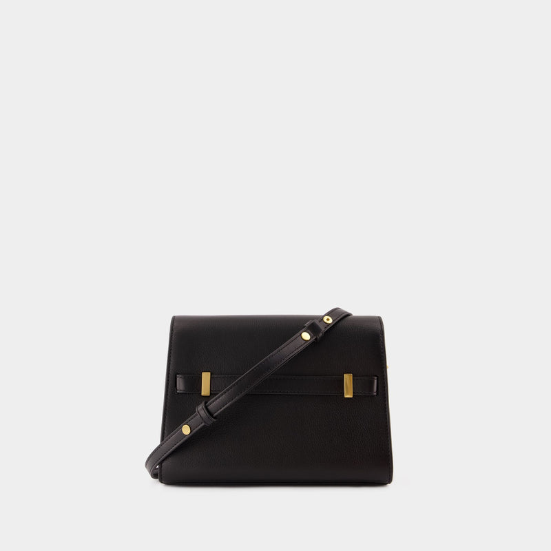 Sac Porté Épaule Lee Radziwill - Tory Burch - Cuir - Noir