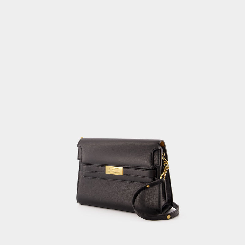 Sac Porté Épaule Lee Radziwill - Tory Burch - Cuir - Noir