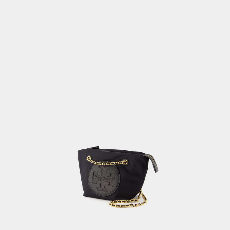 Sac À Bandoulière Ella Small - Tory Burch - Nylon - Noir