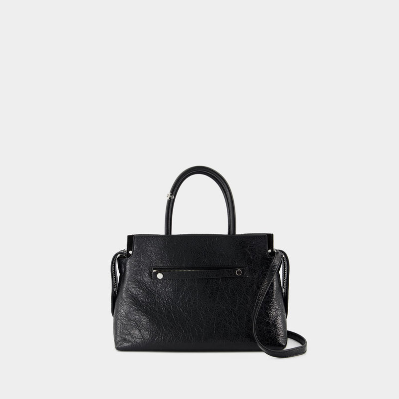 Sac À Main Mercer Satchel - Tory Burch - Cuir - Noir