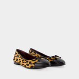 Ballerines Cap Toe - Tory Burch - Cuir - Imprimé