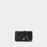 Wallet On Chain Kira Diamond - Tory Burch - Cuir - Noir