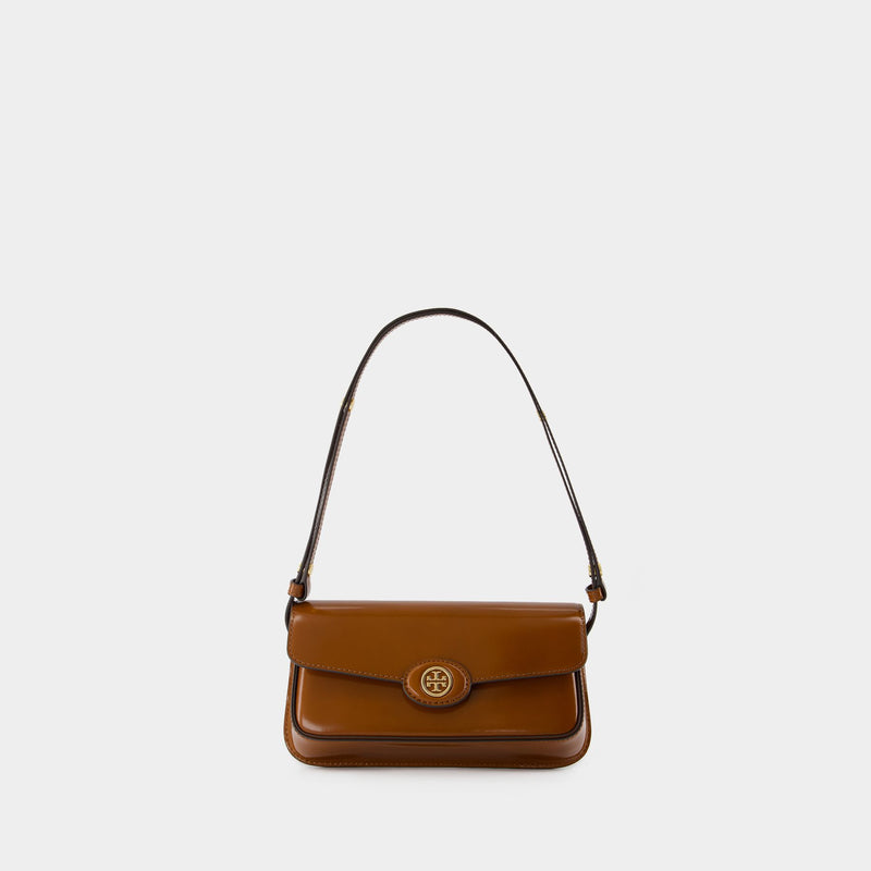 Sac Porté Épaule Robinson - Tory Burch - Cuir - Marron