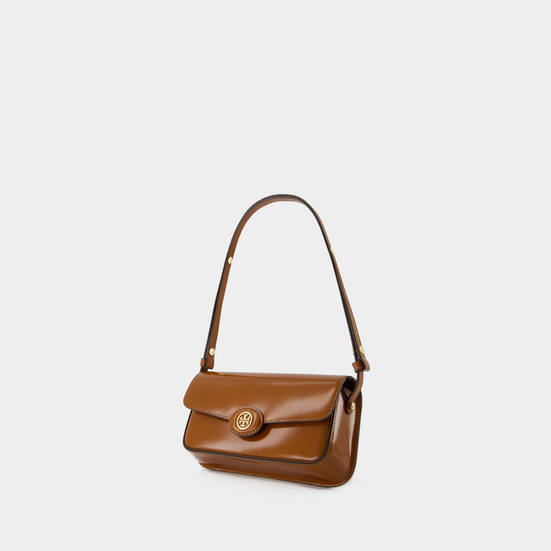 Sac Porté Épaule Robinson - Tory Burch - Cuir - Marron