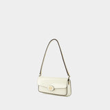 Sac Porté Épaule Robinson - Tory Burch - Cuir - Blanc