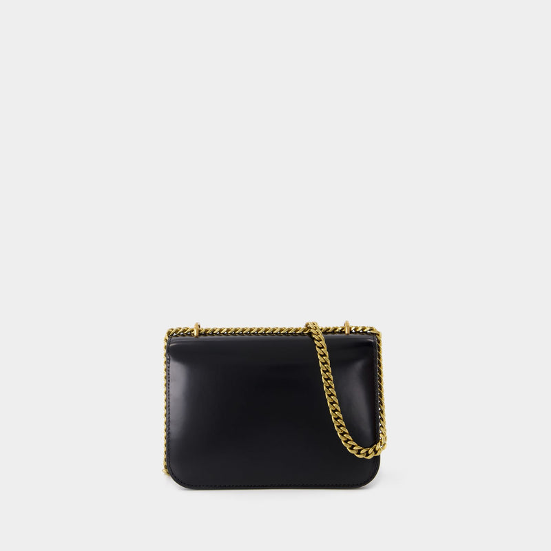 Sac Porté Épaule Eleanor Small Convertible - Tory Burch - Cuir - Noir