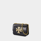 Sac Porté Épaule Eleanor Small Convertible - Tory Burch - Cuir - Noir