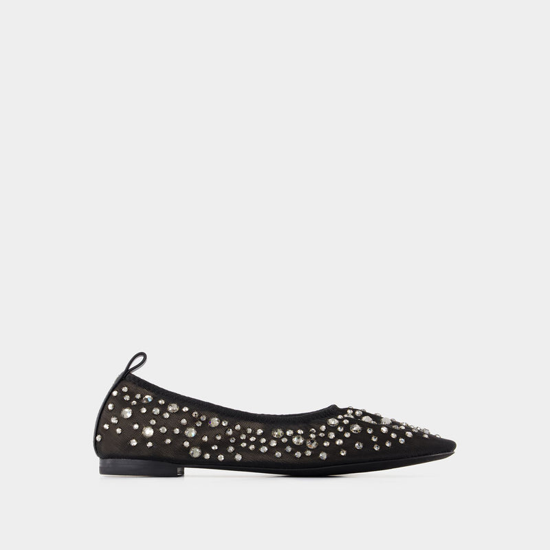 Ballerines Crystal - Tory Burch - Nylon - Noir