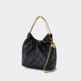 Sac Porté Épaule Fleming Mini - Tory Burch - Cuir - Noir