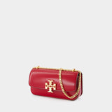 Sac Porté Épaule Eleanor Small Convertible - Tory Burch - Cuir - Rouge