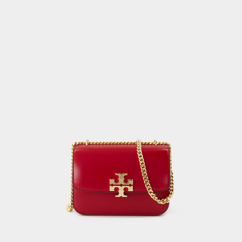 Sac Porté Épaule Eleanor Small Convertible - Tory Burch - Cuir - Rouge