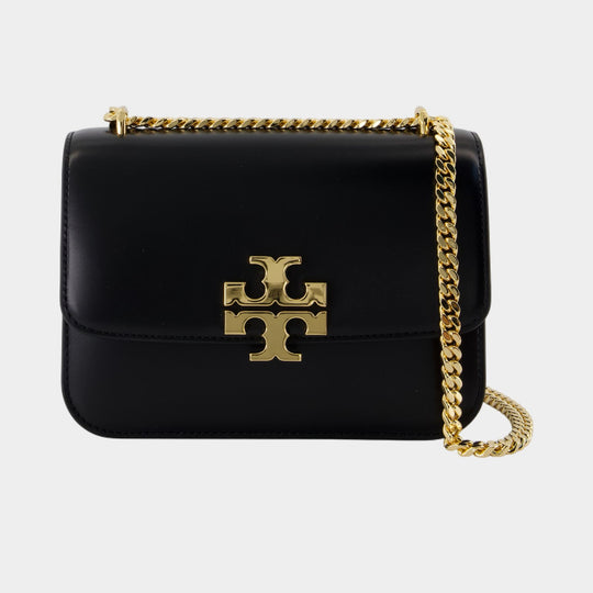 Sac Porté Épaule Eleanor Small Convertible - Tory Burch - Cuir - Noir