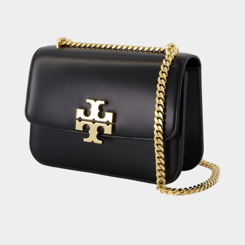 Sac Porté Épaule Eleanor Small Convertible - Tory Burch - Cuir - Noir