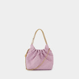 Sac Porté Épaule Fleming Mini - Tory Burch - Cuir - Violet