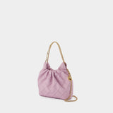 Sac Porté Épaule Fleming Mini - Tory Burch - Cuir - Violet