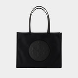 Cabas Ella Small - Tory Burch - Cuir - Noir