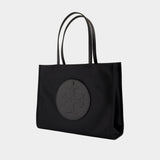 Cabas Ella Small - Tory Burch - Cuir - Noir