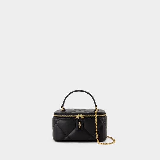 Sac À Bandoulière Kira Diamond - Tory Burch - Cuir - Noir