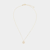 Collier Moondance Mother Of Pearl Pendant - Tory Burch - Métal - Doré