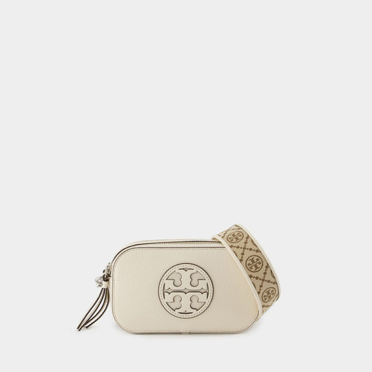Sac À Bandoulière Miller Mini - Tory Burch - Cuir - Neutre