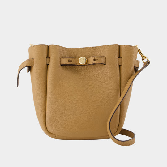 Sac À Bandoulière Romy Small - Tory Burch - Cuir - Marron