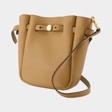 Sac À Bandoulière Romy Small - Tory Burch - Cuir - Marron