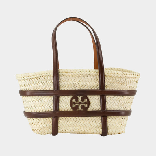 Cabas Ella Straw Small - Tory Burch - Raffia - Neutre