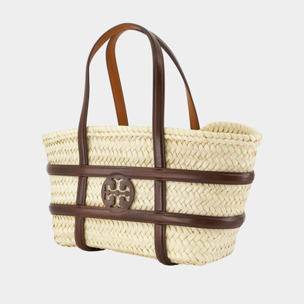 Cabas Ella Straw Small - Tory Burch - Raffia - Neutre