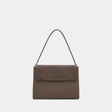 Sac À Main Lee Radziwill Pebble Large - Tory Burch - Cuir - Kaki