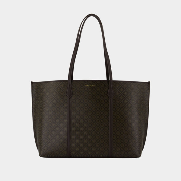 Cabas Perry - Tory Burch - Coton - Marron