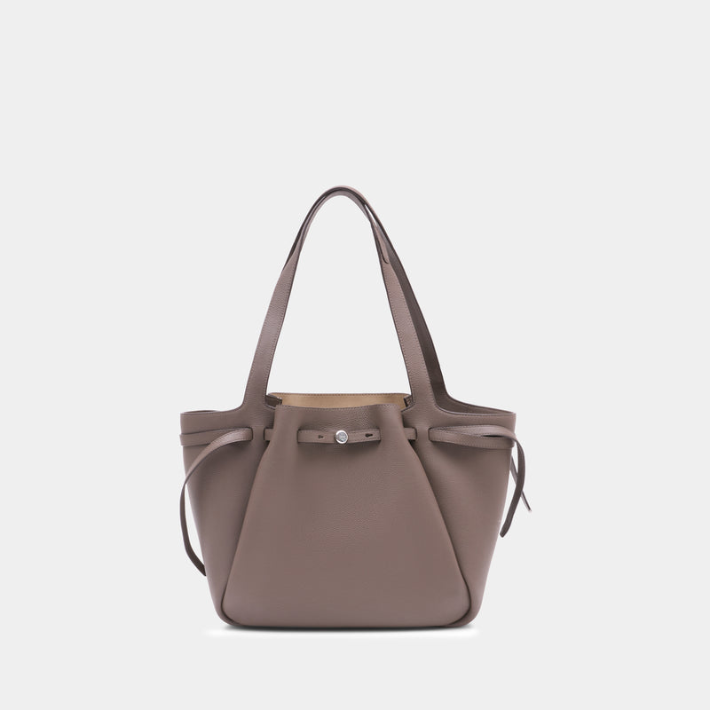 Cabas Romy - Tory Burch - Cuir - Taupe