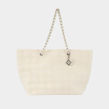 Cabas Ella Terry - Tory Burch - Coton - Neutre