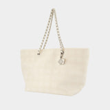 Cabas Ella Terry - Tory Burch - Coton - Neutre
