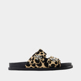 Sandales T-Lock Sport - Tory Burch - Cuir - Imprimé