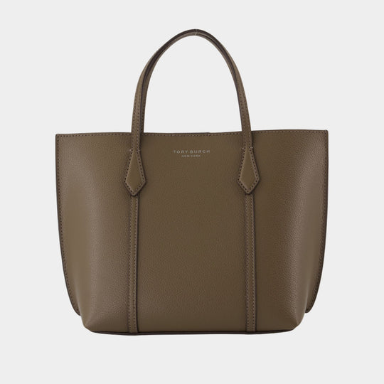 Cabas Perry Small - Tory Burch - Cuir - Kaki