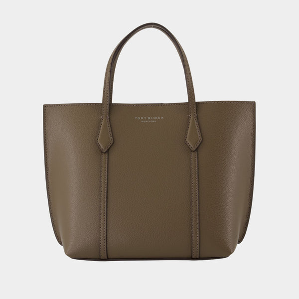Cabas Perry Small - Tory Burch - Cuir - Kaki