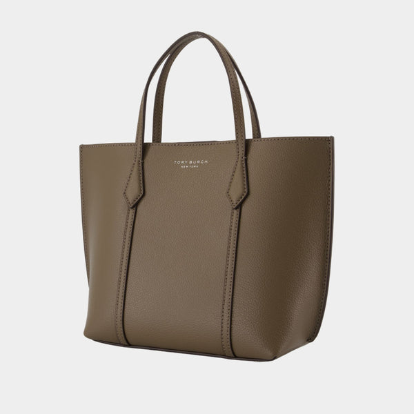 Cabas Perry Small - Tory Burch - Cuir - Kaki