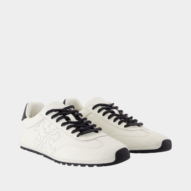 Sneakers Travel - Tory Burch - Cuir - Blanc