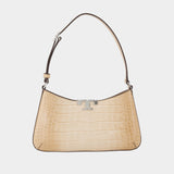 Sac À Bandoulière Eleanor Slim - Tory Burch - Cuir - Beige