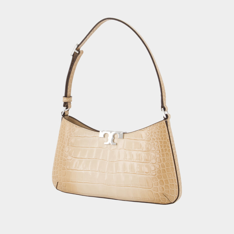 Sac À Bandoulière Eleanor Slim - Tory Burch - Cuir - Beige